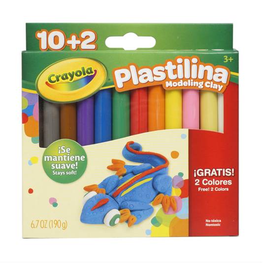 PLASTILINA 12 BARRAS CRAYOLA