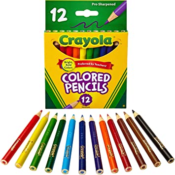 LAPICES DE COLOR CORTO CRAYOLA 12 UNIDADES