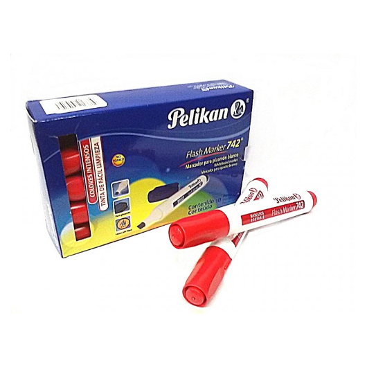 PELIKAN FLASH MARKER 742 ROJO PIZARRA
