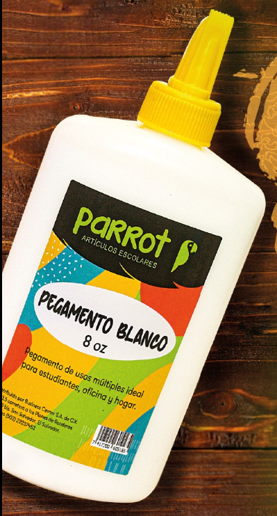 PEGAMENTO BLANCO 250GR. PARROT 8 oz  / 250g